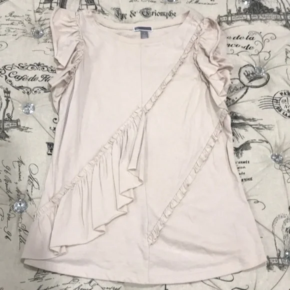 CHELSEA28 Asymmetrical Ruffle Top - Picture 3 of 6